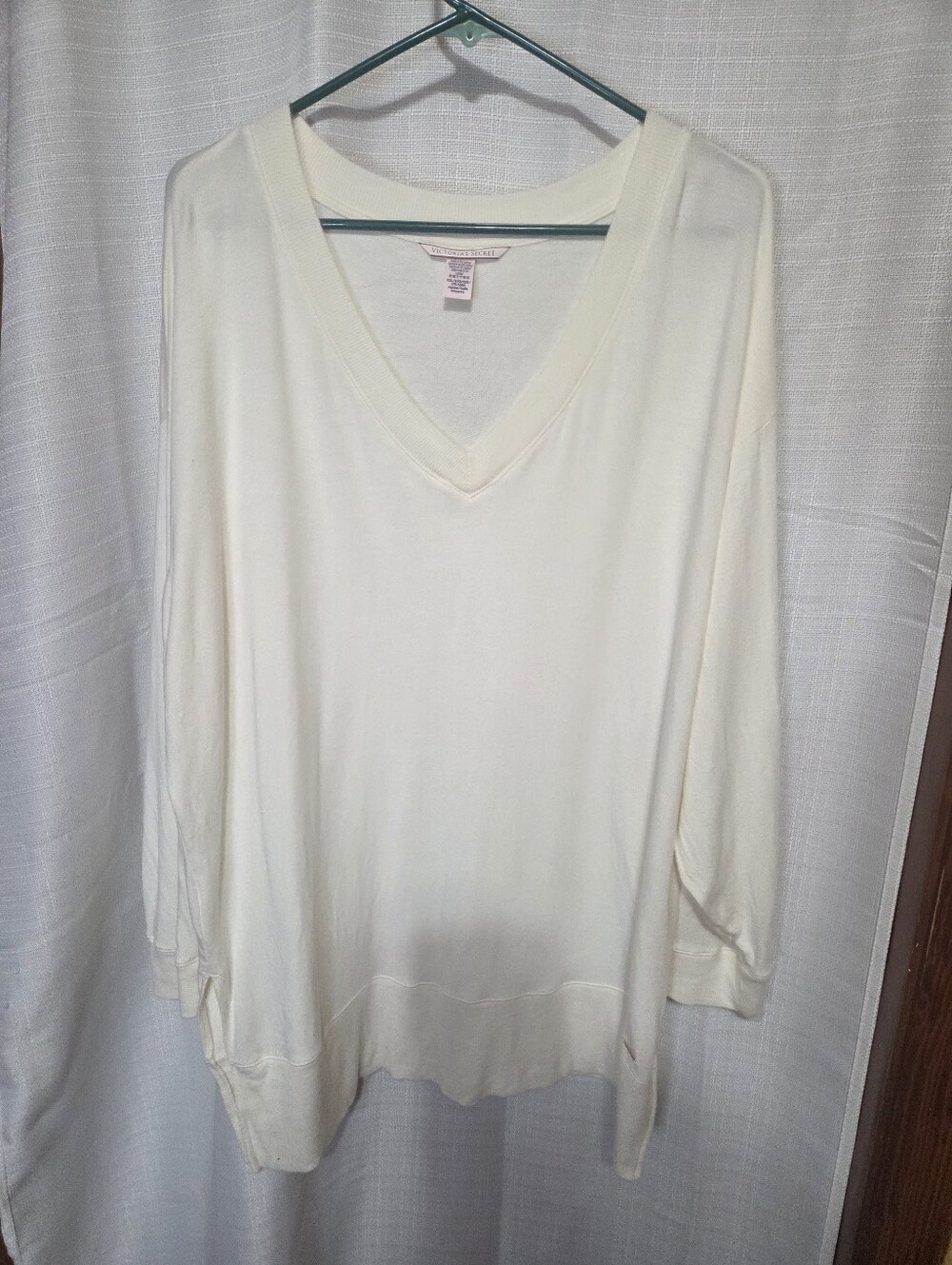 Victoria secret cream pajama top and pants